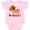 AD-Pink, variant on Inktastic Dachshund Hot Dog Funny Boys or Girls Baby Bodysuit