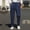 Navy, variant on WIZUTIZ Dress Pants for Men Pleated Slacks Tapered Leg Adjustable Waist Pant Casual Business Formal Suit Pant with Pockets