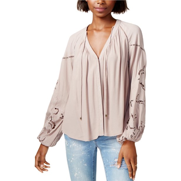 Blusa ASTR The Label con botones cortados con láser Mujer Rosa Mediana