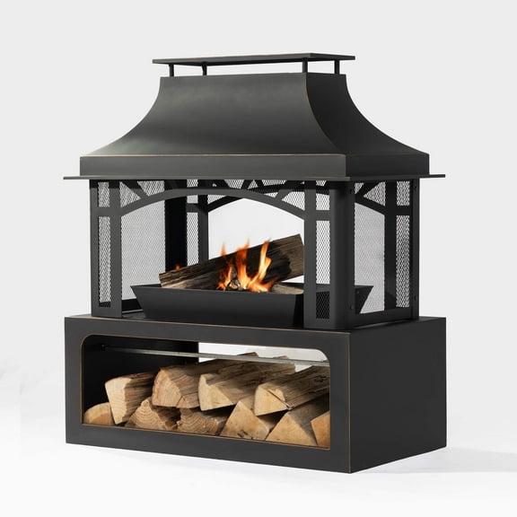 AJ Enjoy 40'' Outdoor Wood-burning Fireplace
