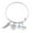 C, variant on YUEHAO Bracelets Piece Mom Angel Of Heart A Bracelet Lettering My Wing Bracelet Adjustable Family Dad Bracelets