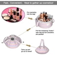 thumbnail image 2 of Fashionable Full-Print Drawstring Cosmetic & Makeup Bag – Large Portable Makeup Organizer with Inner Zipper Pocket & Mesh Compartment, Travel Toiletry Bag for Women, 2 of 5