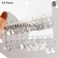 thumbnail image 3 of Boucles d'Oreilles Pendantes Papillon Creuses Simples Polyvalentes, 3 of 8