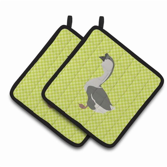 Caroline's Treasures African Goose Green Pair of Pot Holders