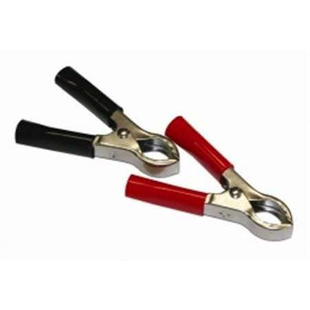 UPC: 0050286025440 | The Best Connection JTT254F 50 amp Clamps with Vinyl Handles  Red & Black