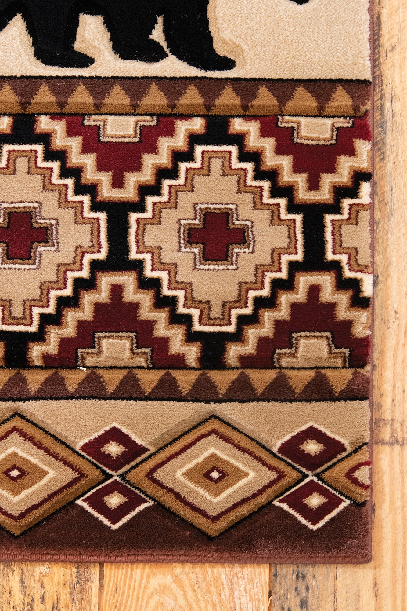 United Weavers of America Lodge Animal Print Loomed Area Rug, 7.83' x 10'