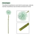 thumbnail image 4 of Unique Bargains Artificial Flower Heads, Silk Chrysanthemum Hydrangea Blue Faux Flowers 20Pcs, 4 of 5