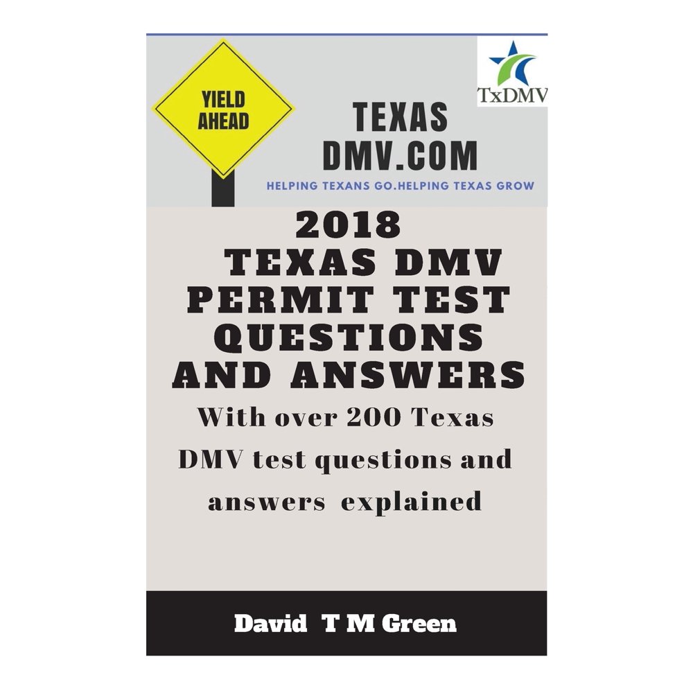2018 Texas DMV Test Questions ANS Answers Over 200 Texas DMV