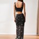 thumbnail image 4 of Conjunto de falda de 2 piezas para mujer Conjunto de dos piezas de falda larga sin mangas para mujer Oufifit diario FLhrweasw Nuevo, 4 of 7