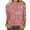 Orange, variant on PuLe Womens Tops 2024 Casual Sparkle Sequin Dressy Flowy Shirts Comfy Crewneck 3/4 Sleeve Loose Blouse Trendy Fall Clothes