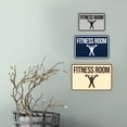 thumbnail image 4 of Classic Framed Fitness Room Sign (Navy Blue / White) - Large, 4 of 5