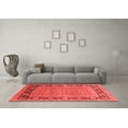thumbnail image 3 of Ahgly Company Indoor Rectangle Oriental Red Industrial Area Rugs, 5' x 7', 3 of 4