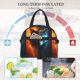 thumbnail image 4 of Fotbe Red And Blue Fire Cat Bolsa de Almuerzo con Estampado, Lonchera Aislada, Contenedores de Comida Reutilizables Tipo Cooler a Prueba de Fugas, 4 of 7