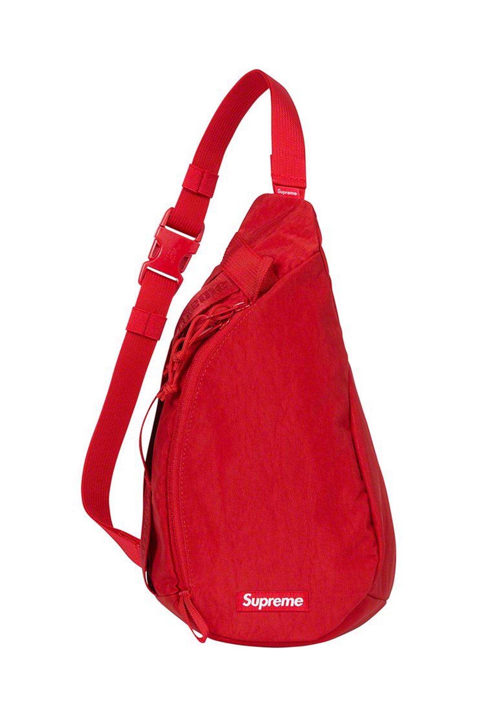 supreme red crossbody bag