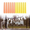 thumbnail image 1 of DYNWAVECA 12Pcs Trampoline Enclosure Pole Foam Sleeves Padding Foam Portable Kids Trampoline Accessories Replacement Protector for Tube 6 Orange 6 Yellow, 1 of 10