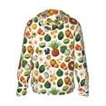 thumbnail image 3 of Fotbe Lemon Fruits Vegetables Men's Women's UPF 50+ Sun Protection Jacket Hooded Cooling Shirt with Pockets Hiking Outdoor Performance-Small, 3 of 9