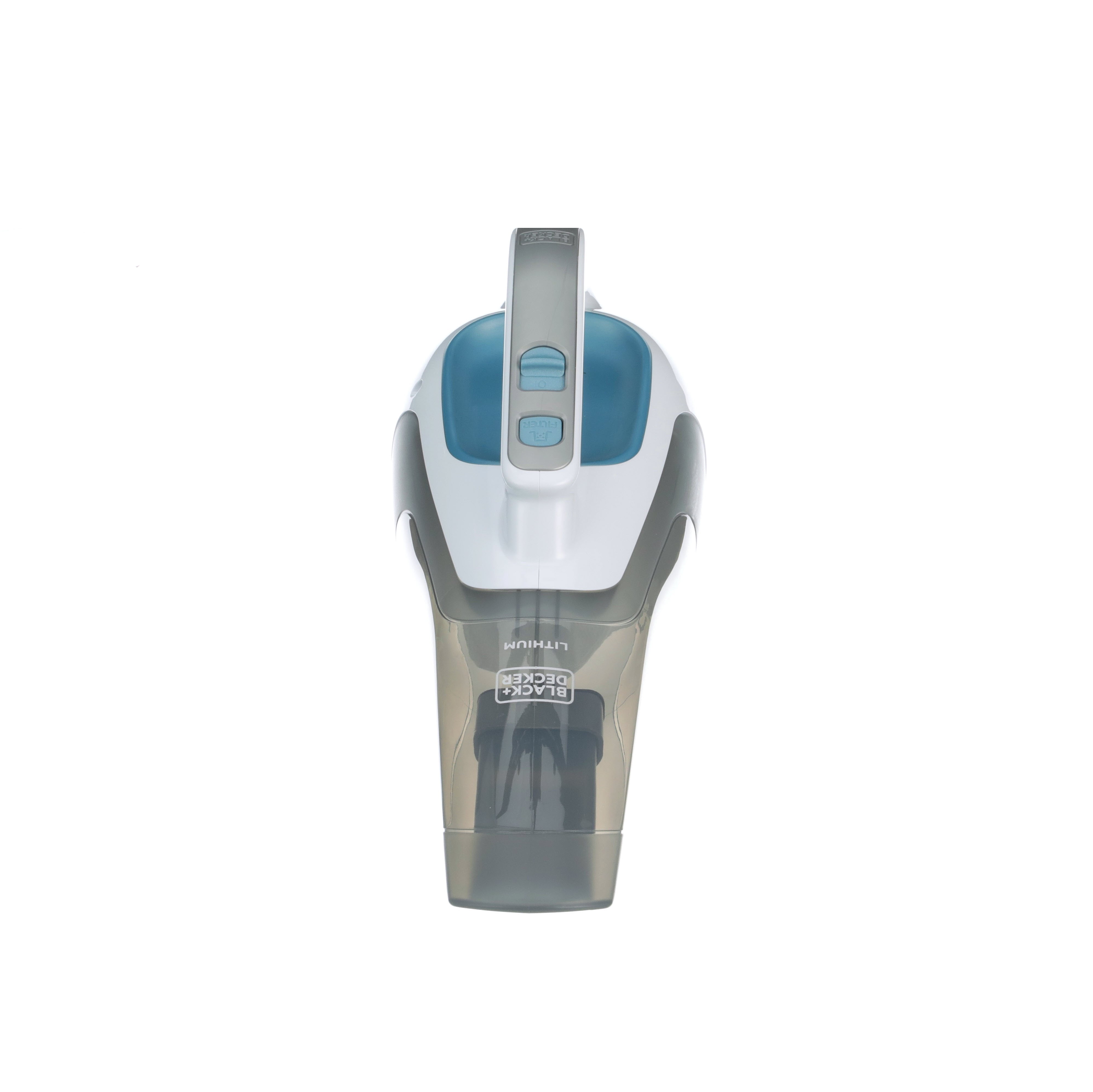 BLACK+DECKER Dustbuster Cordless 10.8V Handheld Vacuum, for Dirt and Debris, with Crevice Tool and Push-in Brush, HHVI315JO42, White