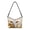 Cow and Sunflower Pattern, variant on Northern Lights Forest Crescent Underarm Sling Bag, Zipper Closure Shoulder Purse for Women PU Leather Large Capacity Hobo Purse for Shopping Travel