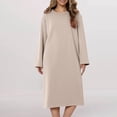 thumbnail image 2 of Gifts for Mom Robe for Women Fluffy Loungewear Oversized Warm Women's Robes Bath Womens Bathrobe Coffee, 2 of 4