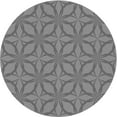 thumbnail image 1 of Ahgly Company Machine Washable Indoor Round Transitional Ash Gray Area Rugs, 5' Round, 1 of 7