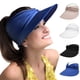 thumbnail image 5 of Sombreros deportivos con visera para mujer, gorra de béisbol vacía con protección UV, sombreros para el sol para mujer, tenis de playa, correr al aire libre, 5 of 8