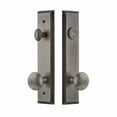 thumbnail image 2 of Grandeur 840727 Fifth Avenue Solid Brass Tall Plate Single Cylinder Keyed Entry Set -, 2 of 6