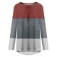 thumbnail image 5 of Pntutb Mujeres Moda Casual Socket Impreso Manga Larga Cuello Redondo tops Pntutb Pntutb-1883, 5 of 5