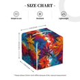 thumbnail image 3 of Picia Colorful Hawaii Palms Pattern Tissue Box Cover,PVC Leather Square Holder,Tissue Box Holder with Magnetic Bottom,Facial Paper Organizer Dispenser-5.2"X5.2"X5.2", 3 of 8