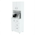 thumbnail image 4 of Inval America GCM-043 Kitchen Storage Cabinet Melamine, Laricina - White, 4 of 11