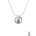 thumbnail image 2 of Delight Jewelry Silvertone Napoleon's Small Bee Hockey Ring Charm Necklace, 18", 2 of 4