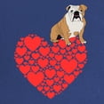thumbnail image 2 of CafePress - Bulldog Heart Maternity Dark T Shirt - Maternity Dark T-Shirt, 2 of 3