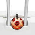 thumbnail image 3 of Seven Starred Ladybird 2Pcs PU Leather Round Luggage Tags with Privacy Cover and Name ID Tag for Suitcase, Handbags, Backpacks, School Bags, 3 of 6
