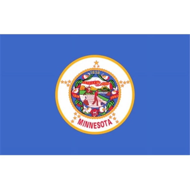 Integrity Flags Drapeau de l'État du Minnesota 36 x 60 (33542)