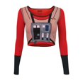thumbnail image 4 of Star Wars Rebel Long Sleeve Women's Crop Top T-Shirt-Large, 4 of 7