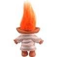 thumbnail image 3 of Lucky Troll Dolls,Vintage Troll Dolls Chromatic Adorable for Collections, School Project, Arts and Crafts, Party Favors - 7.5 Tall Orange(Include The Length of Hair), 3 of 5