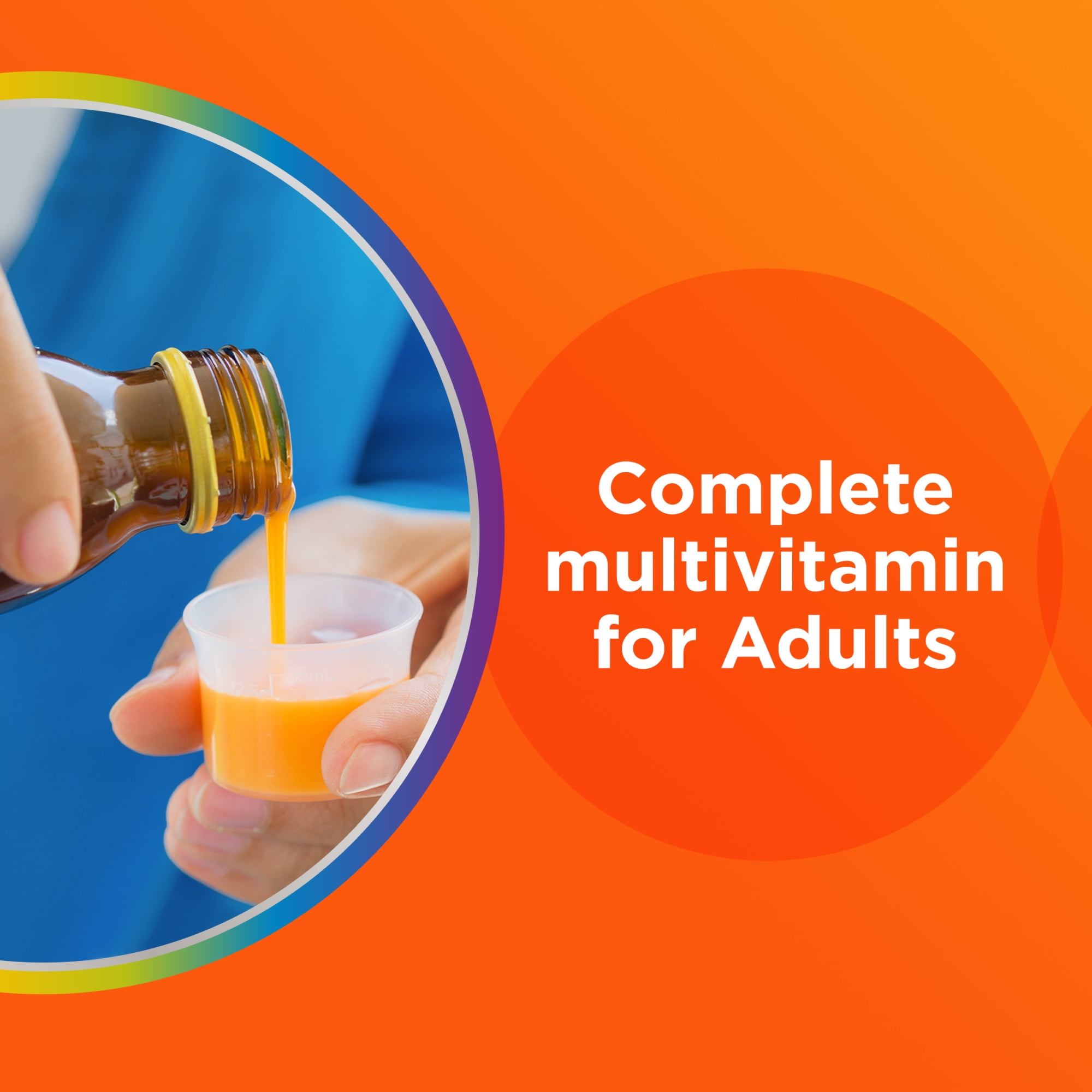 Centrum Liquid Unisex Multivitamin Supplement for General Health & Wellness, 8 oz