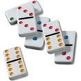thumbnail image 4 of Double Fifteen Color Dot Dominoes Game in a Tin, 4 of 8