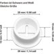 thumbnail image 2 of Rubber Cable Hole Cover 12 Pcs Flexible Rubber Grommets Round Desk Cable Grommets White Cord Grommet Re Cable Gland Small For Cell Phone Cabinet Tab, 2 of 5