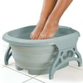 Collections Etc 3Gallon Capacity Collapsible Non Slip Foot Bath Spa