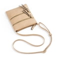thumbnail image 3 of Womens Shoulder Messenger Bags Vegan Leather Crossbody Bag Vintage Phone Bag Wallet Purses Adjustable Strap, 3 of 4