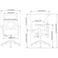 thumbnail image 2 of Lorell Management Chair Black - 33.5" Width x 23.6" Depth x 18.9" Height - 1 Each, 2 of 2