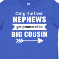 thumbnail image 4 of Inktastic Only the Best Nephews Get Promoted to Big Cousin Boys or Girls Baby T-Shirt, 4 of 5