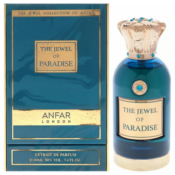 The Jewel Collection - Paradise by Anfar for Unisex - 3.4 oz Extrait De Parfum Spray