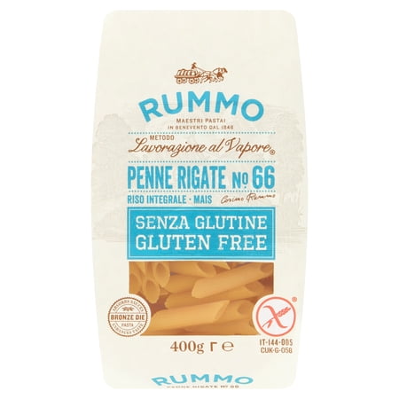 Rummo Gluten-Free Penne Rigate No. 66 400g Imported from Britain