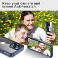 thumbnail image 6 of ANTSHARE For iPhone 14 Pro Max Case, Built-in 9H Screen Protector, Full Body Protective Shockproof Cover For iPhone 14 Pro Max-Blue, 6 of 6