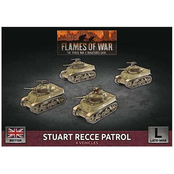 Flames of War: British Stuart Recce Patrol (Late-War)