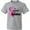 AC-Heather Grey, variant on Inktastic Breast Cancer Awareness I Support My Grandma Pink Ribbon Youth T-Shirt