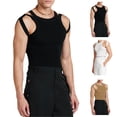 thumbnail image 1 of Chaleco elástico para hombre, camiseta sin mangas elástica para hombre, camiseta sin mangas ajustada y elástica, chaleco de punto para hombre diseñado para el futuro, 1 of 6