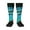 1 Black, variant on Blue White-Lipped Pit Viper Print Compression Socks for Both Men And Women for Running, Travel, Flight, Nurse