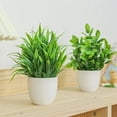 thumbnail image 2 of BESTSKY 3Pcs Artificial Plants Indoor Emulational Fake Leaves Eco-Friendly Fake Hanging Plants Style 1, 2 of 4